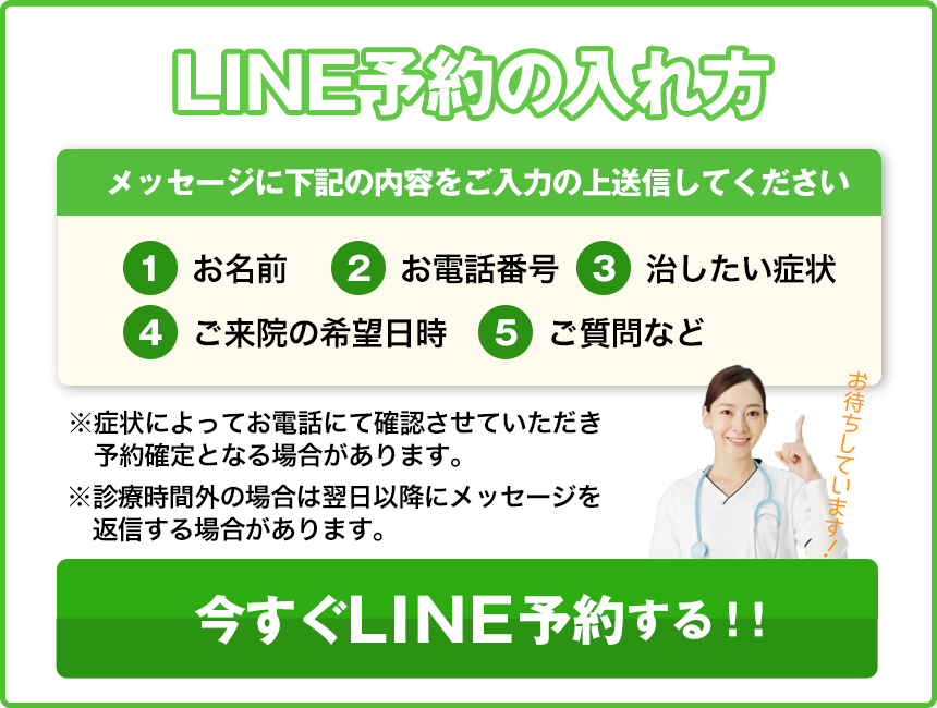 LINEでの予約方法